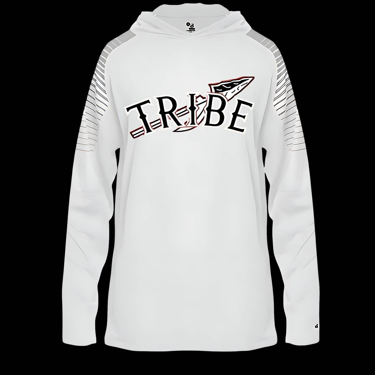This hoodie features a striking design centered around a tribe spear logo, symbolizing strength and unity. Made from soft, high-quality fabric, it offers both comfort and durability. The logo is prominently displayed on the chest, showcasing intricate details that reflect cultural heritage and pride. The hoodie comes with adjustable drawstrings, and ribbed cuffs for a snug fit. Available in black, white or red, it’s perfect for casual outings or cozy nights in.