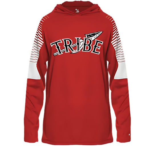 This hoodie features a striking design centered around a tribe spear logo, symbolizing strength and unity. Made from soft, high-quality fabric, it offers both comfort and durability. The logo is prominently displayed on the chest, showcasing intricate details that reflect cultural heritage and pride. The hoodie comes with adjustable drawstrings, and ribbed cuffs for a snug fit. Available in black, white or red, it’s perfect for casual outings or cozy nights in.