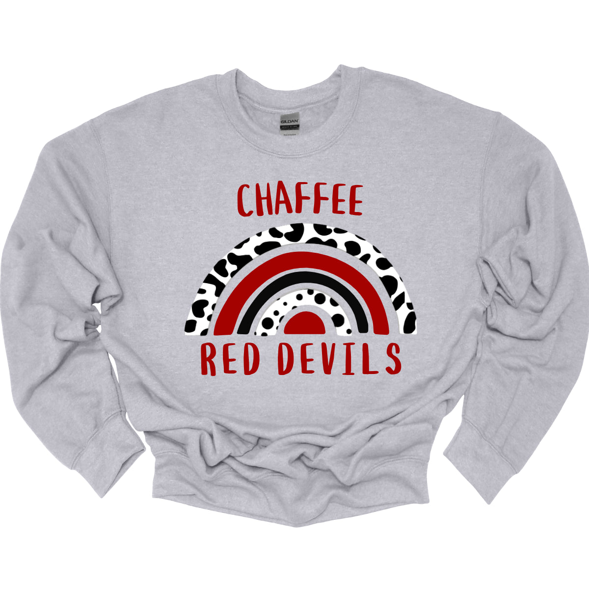 Chaffee Red Devils Patterned Rainbow