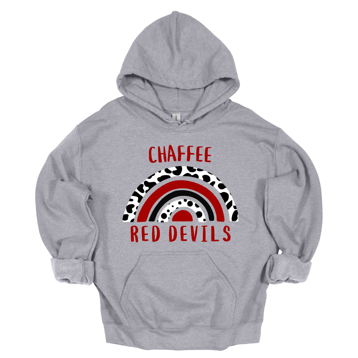 Chaffee Red Devils Patterned Rainbow