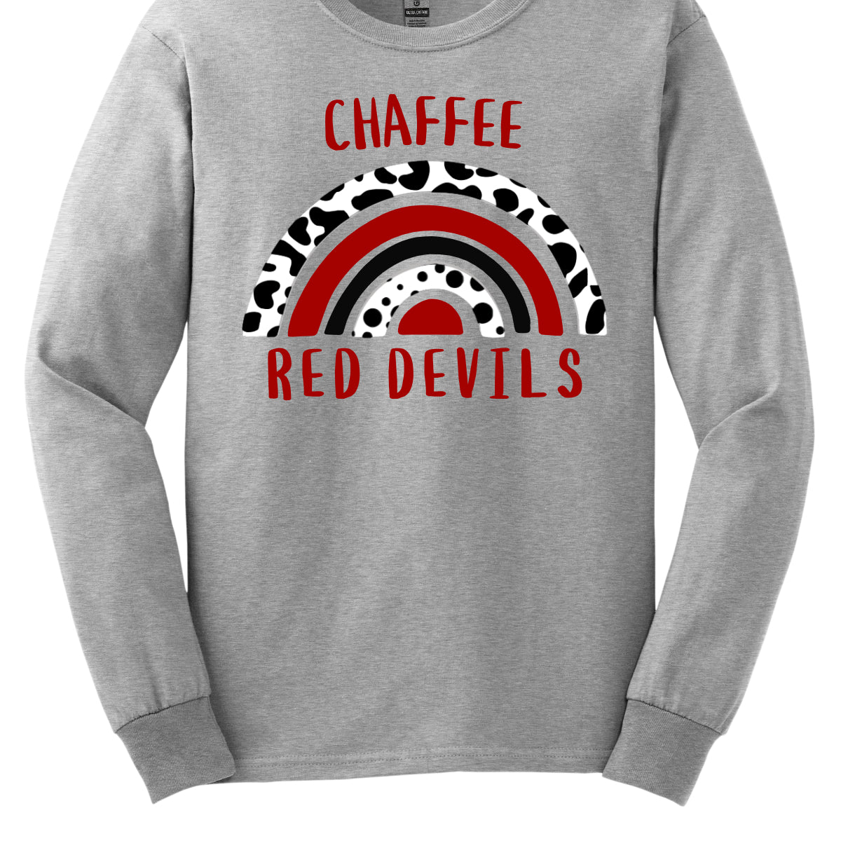 Chaffee Red Devils Patterned Rainbow
