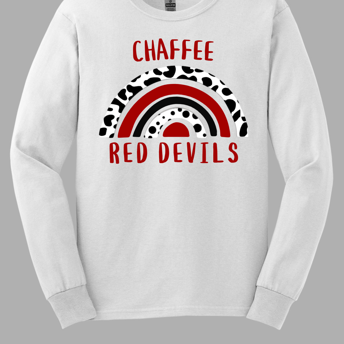 Chaffee Red Devils Patterned Rainbow