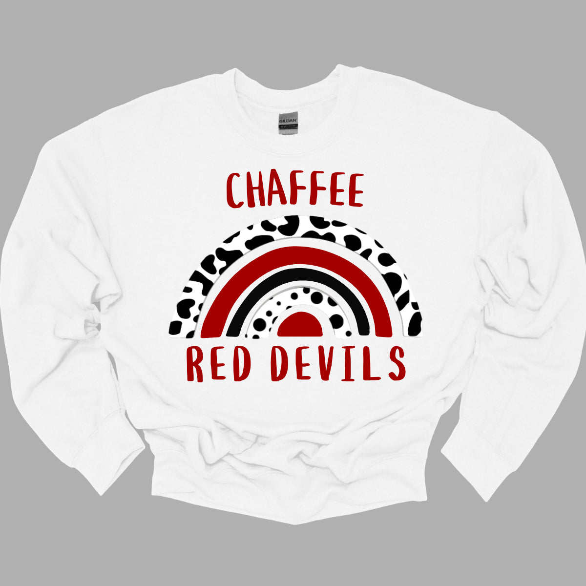 Chaffee Red Devils Patterned Rainbow