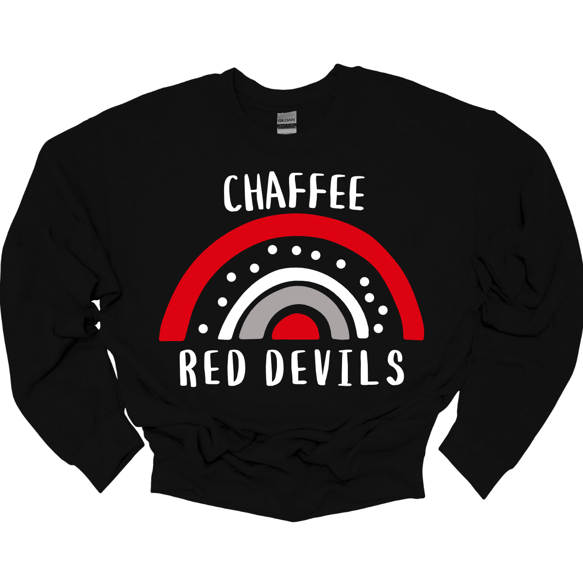 Chaffee Red Devils Pola Dot Rainbow