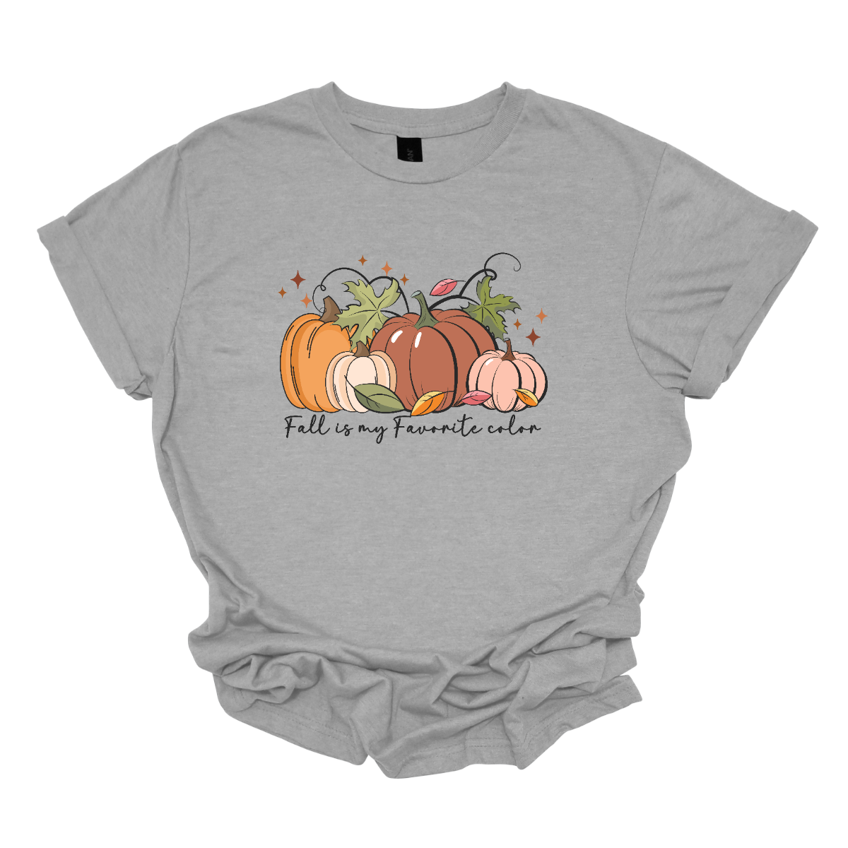 Elevate your autumn style with our "Fall Is My Favorite Color" T-shirt, adorned with an array of soft orange pumpkins! Crafted from soft, premium fabric, this tee offers both comfort and style for the crisp days of fall. Embrace the beauty of the season with this charming design, perfect for pumpkin patch visits, cozy bonfires, or simply enjoying a pumpkin spice latte. Available in a range of sizes, it's a must-have addition to any fall wardrobe. Shop at Gorgeousware.com
