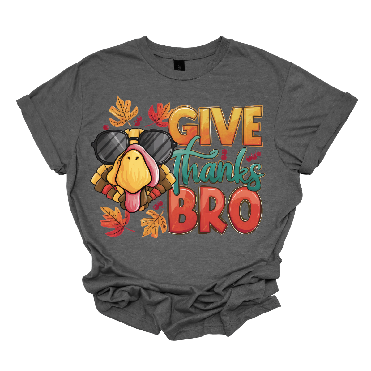 Celebrate the holiday with a touch of swagger in our “Give Thanks Bro” t-shirt. Featuring a chill turkey rocking sunglasses, this shirt is perfect for adding a fun twist to your Thanksgiving festivities. Made from soft, comfortable fabric, it’s ideal for lounging during dinner or hanging out with family and friends. With its playful design and laid-back message, it’s a great way to remind everyone to appreciate the good times and great company. Shop at Gorgeousware.com