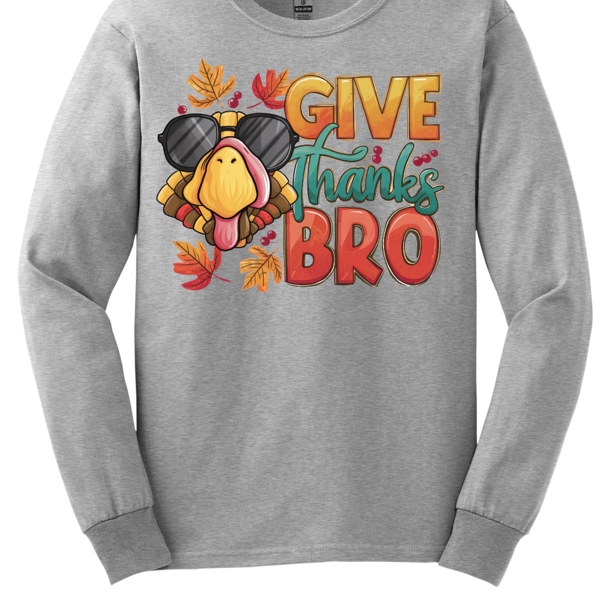 Celebrate the holiday with a touch of swagger in our “Give Thanks Bro” t-shirt. Featuring a chill turkey rocking sunglasses, this shirt is perfect for adding a fun twist to your Thanksgiving festivities. Made from soft, comfortable fabric, it’s ideal for lounging during dinner or hanging out with family and friends. With its playful design and laid-back message, it’s a great way to remind everyone to appreciate the good times and great company. Shop at Gorgeousware.com