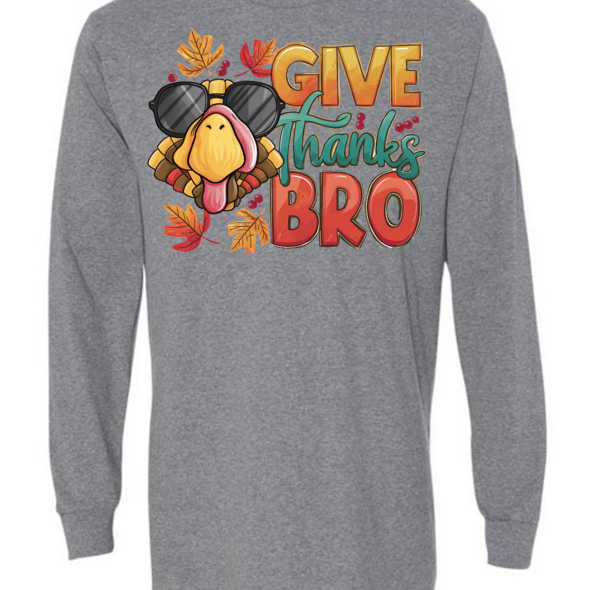 Celebrate the holiday with a touch of swagger in our “Give Thanks Bro” t-shirt. Featuring a chill turkey rocking sunglasses, this shirt is perfect for adding a fun twist to your Thanksgiving festivities. Made from soft, comfortable fabric, it’s ideal for lounging during dinner or hanging out with family and friends. With its playful design and laid-back message, it’s a great way to remind everyone to appreciate the good times and great company. Shop at Gorgeousware.com