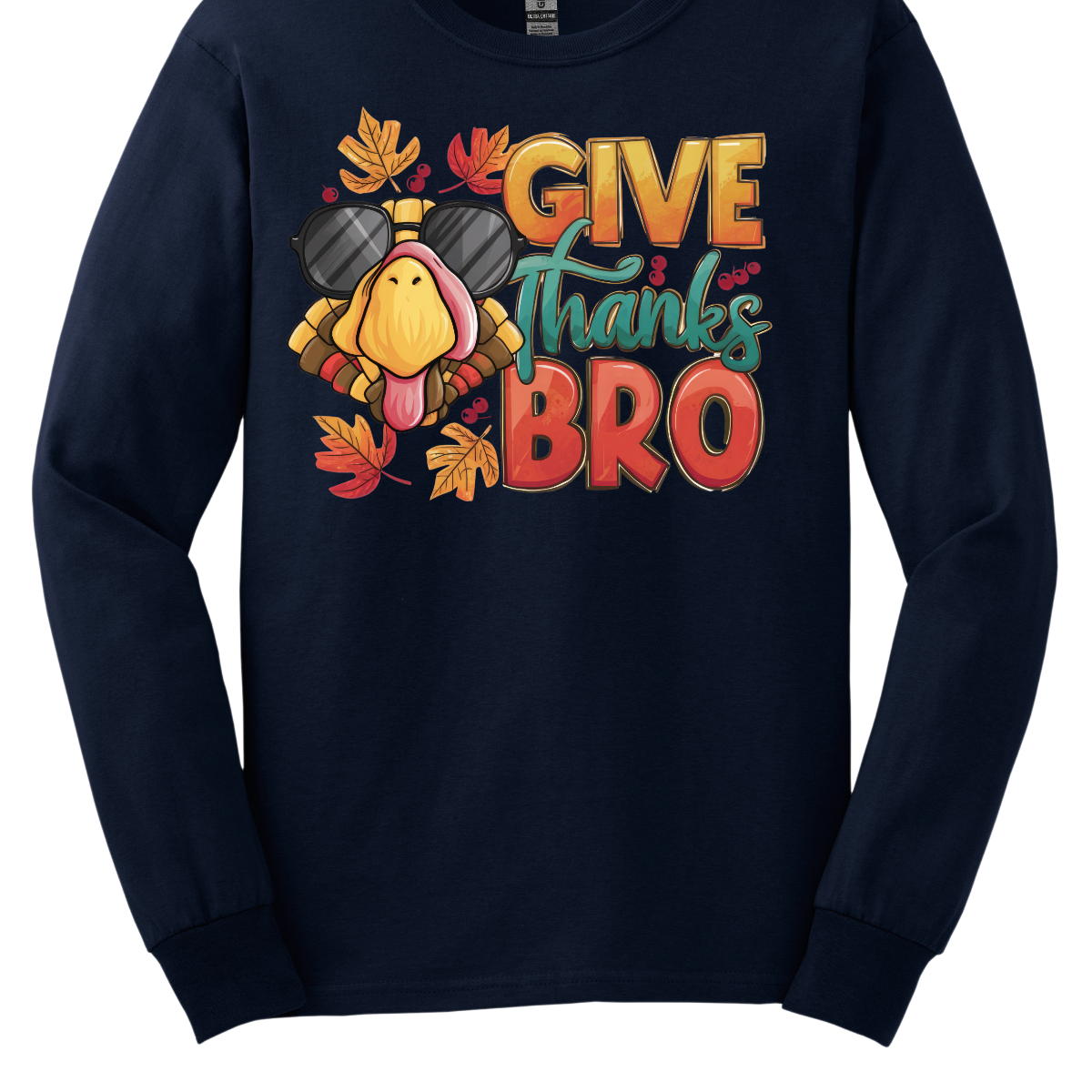 Celebrate the holiday with a touch of swagger in our “Give Thanks Bro” t-shirt. Featuring a chill turkey rocking sunglasses, this shirt is perfect for adding a fun twist to your Thanksgiving festivities. Made from soft, comfortable fabric, it’s ideal for lounging during dinner or hanging out with family and friends. With its playful design and laid-back message, it’s a great way to remind everyone to appreciate the good times and great company. Shop at Gorgeousware.com