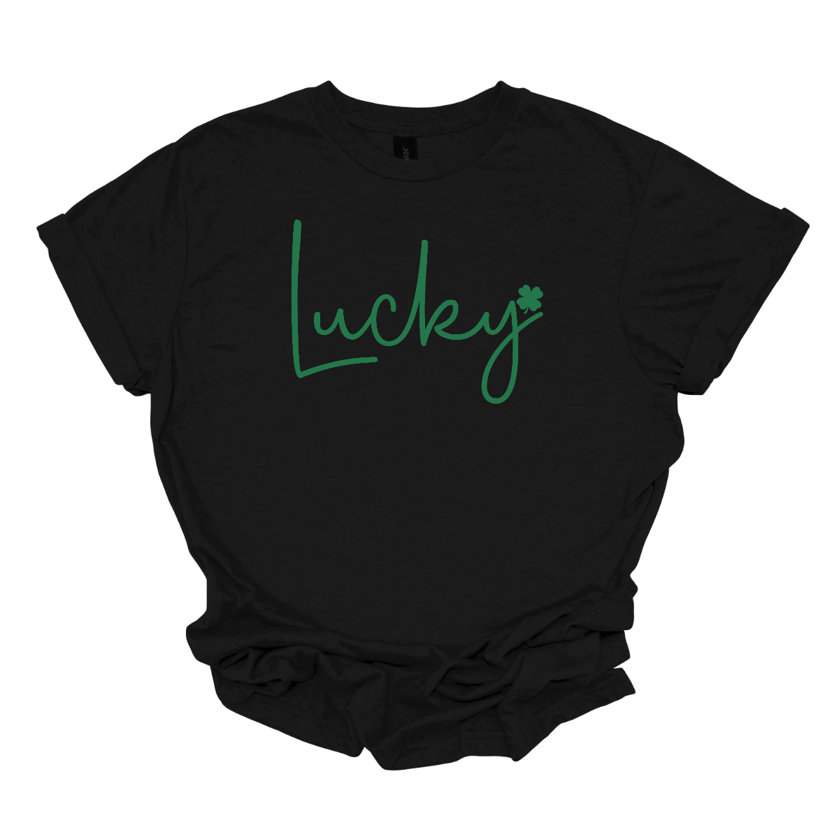 ☘️ Get Lucky this St. Patrick's Day with our Shamrock Tee! ☘️ Embrace the spirit of the Irish and celebrate St. Patrick's Day in style with our simple yet charming "Lucky" T-shirt. Featuring a vibrant green word that exudes luck and a small shamrock at the end, this tee is the perfect way to add a touch of festive cheer to your wardrobe. Shop at Gorgeousware.com today!