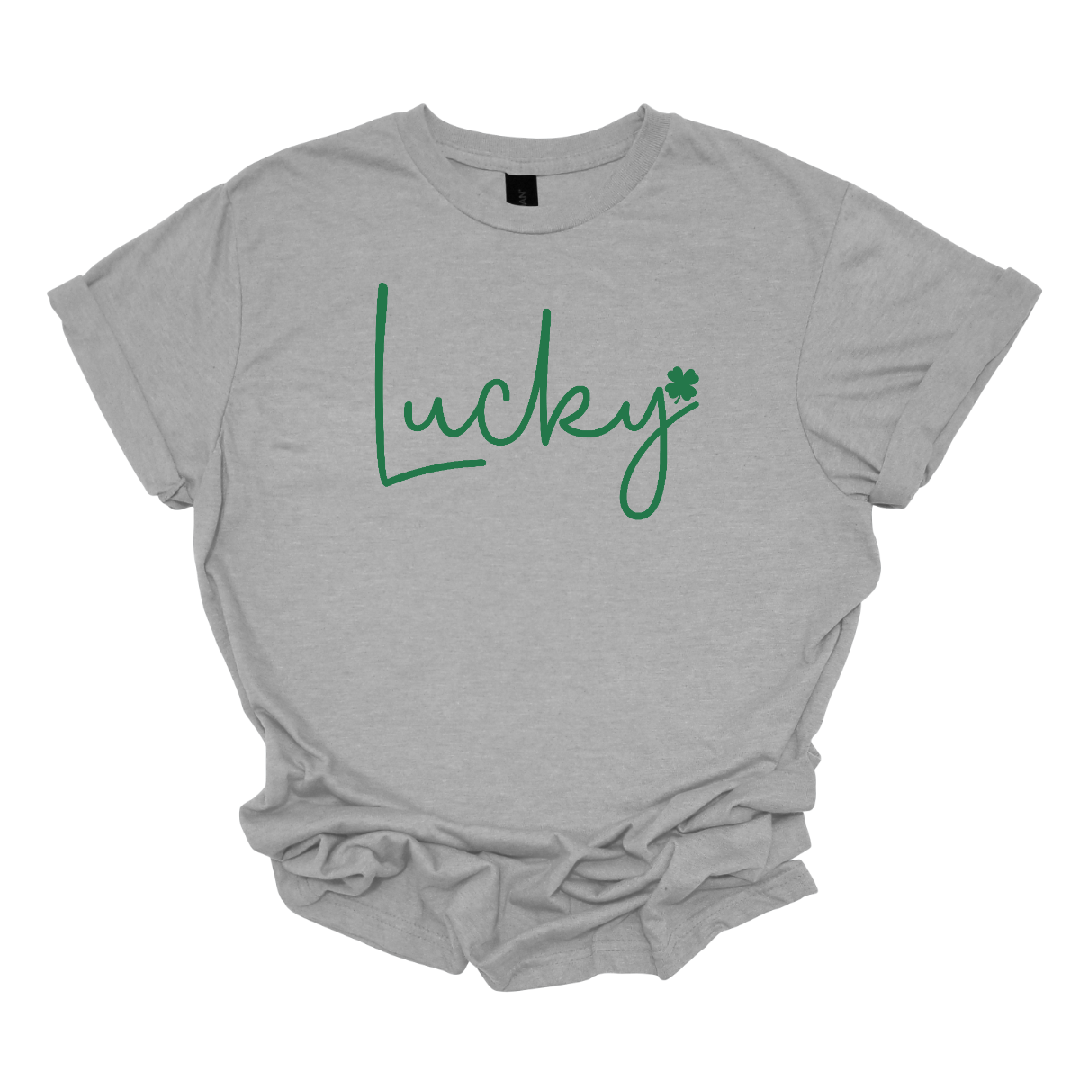 ☘️ Get Lucky this St. Patrick's Day with our Shamrock Tee! ☘️ Embrace the spirit of the Irish and celebrate St. Patrick's Day in style with our simple yet charming "Lucky" T-shirt. Featuring a vibrant green word that exudes luck and a small shamrock at the end, this tee is the perfect way to add a touch of festive cheer to your wardrobe. Shop at Gorgeousware.com today!