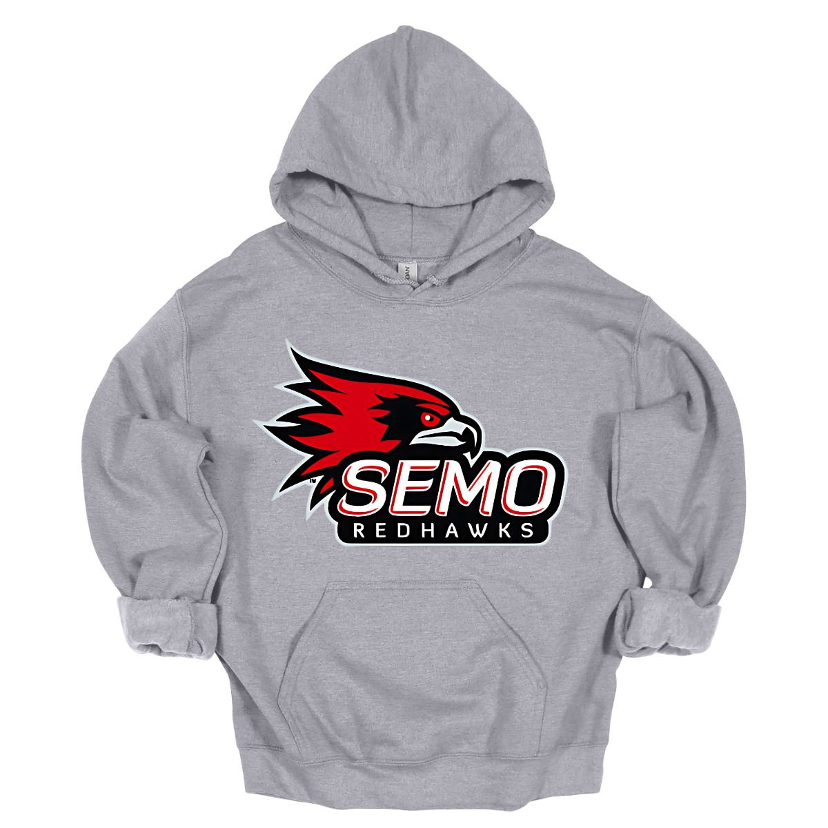 This vibrant shirt features the iconic SEMO Redhawk logo prominently displayed at the top, showcasing the fierce spirit of the team. Below the hawk, bold bubble letters spell out "SEMO," creating a playful and eye-catching design. Just underneath, in smaller, stylish print, the word "Redhawks" completes the look, making it a perfect blend of fun and team pride. Shop at Gorgeousware.com