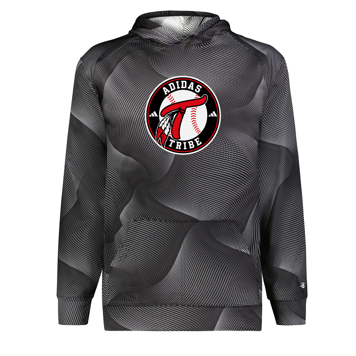 Stay comfortable while representing Tribe Baseball in this lightweight Dri-Fit Hoodie featuring the Tribe logo. Designed with moisture-wicking performance fabric, this hoodie helps keep you cool and dry whether you're at the ballpark, heading to practice, or showing your Tribe pride around town.
The lightweight construction makes it perfect for layering without the bulk of a traditional sweatshirt. With its athletic look and comfortable fit, it's a great choice for players, coaches, parents, and Tribe fans