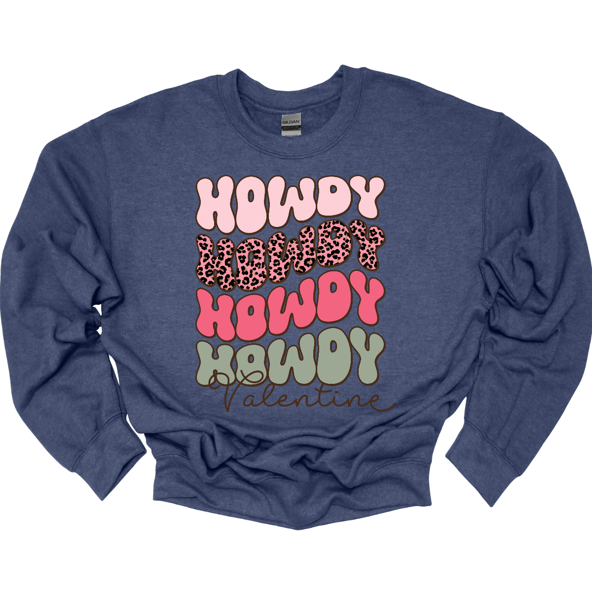 Introducing our "Howdy Valentine" T-shirt – a retro-inspired masterpiece that adds a touch of vintage charm to your Valentine's Day celebration. This shirt features a stylish retro font in soft pinks and sage colors, creating a delightful and nostalgic vibe perfect for expressing love with a Western twist. The phrase "Howdy Valentine" is elegantly displayed in a retro font, evoking the classic aesthetics of bygone eras. Shop at Gorgeousware.com