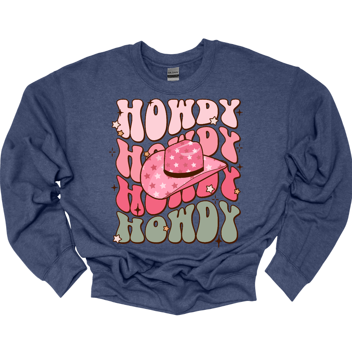 Introducing our "Howdy" T-shirt – a retro-inspired delight that captures the essence of Western charm with a stylish twist. The retro font adds a touch of nostalgia, evoking the classic aesthetics of yesteryears. The prominent cowgirl hat in the middle becomes a focal point, bringing a Western flair to the design. Shop at Gorgeousware.com