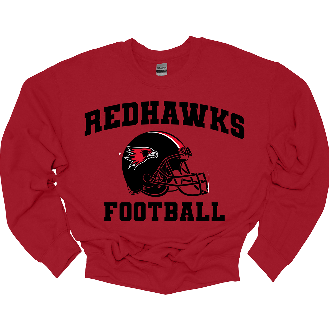 This comfortable and bold SEMO crewneck features a prominent SEMO football helmet with the fierce Redhawk and black bold lettering of RedHawks Football. This crew displays winning SEMO pride everywhere you go.
Shop at gorgeousware.com today!