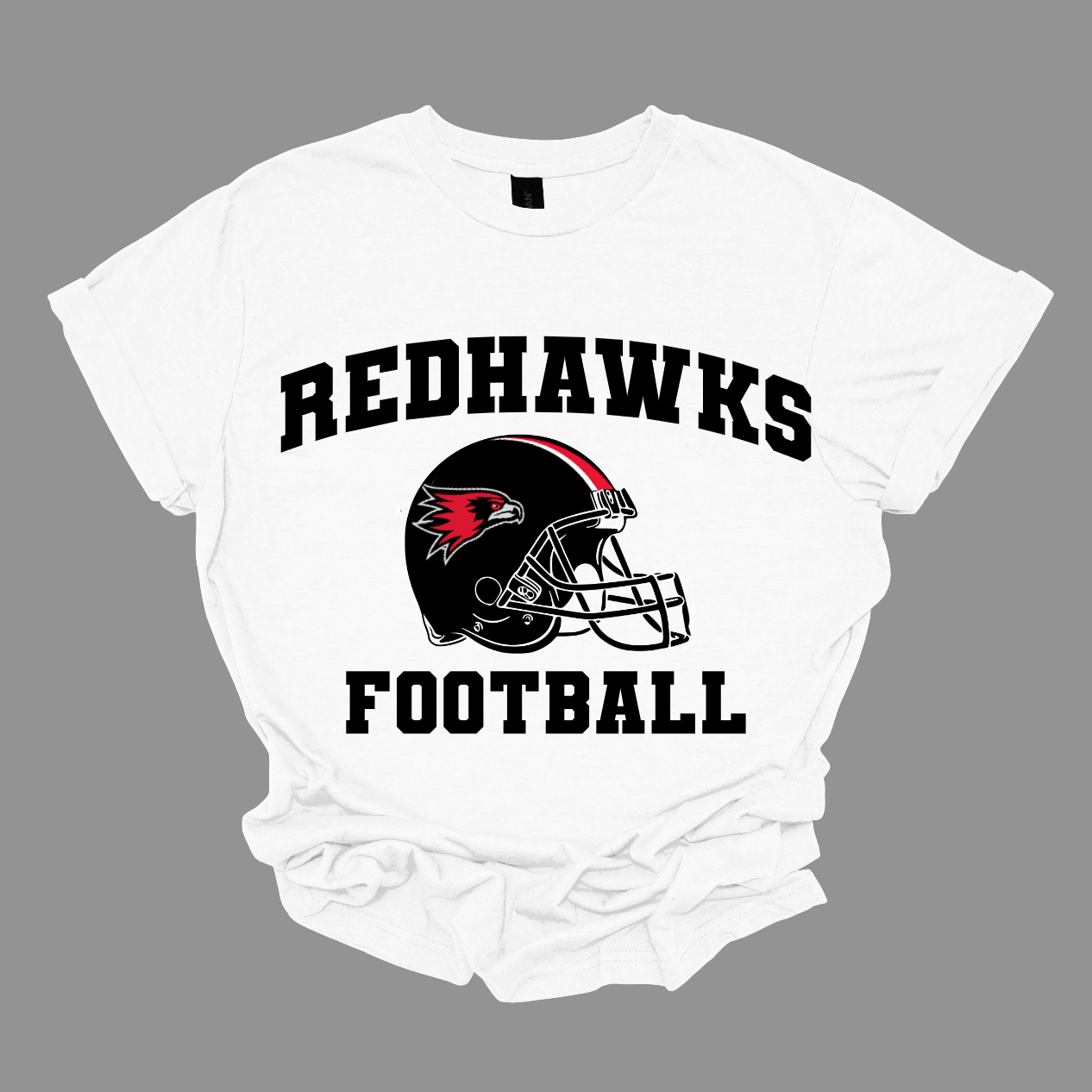 This comfortable and bold SEMO short sleeve shirt features a prominent SEMO football helmet with the fierce Redhawk and black bold lettering of RedHawks Football. This shirt displays winning SEMO pride everywhere you go.
Shop at gorgeousware.com today!
