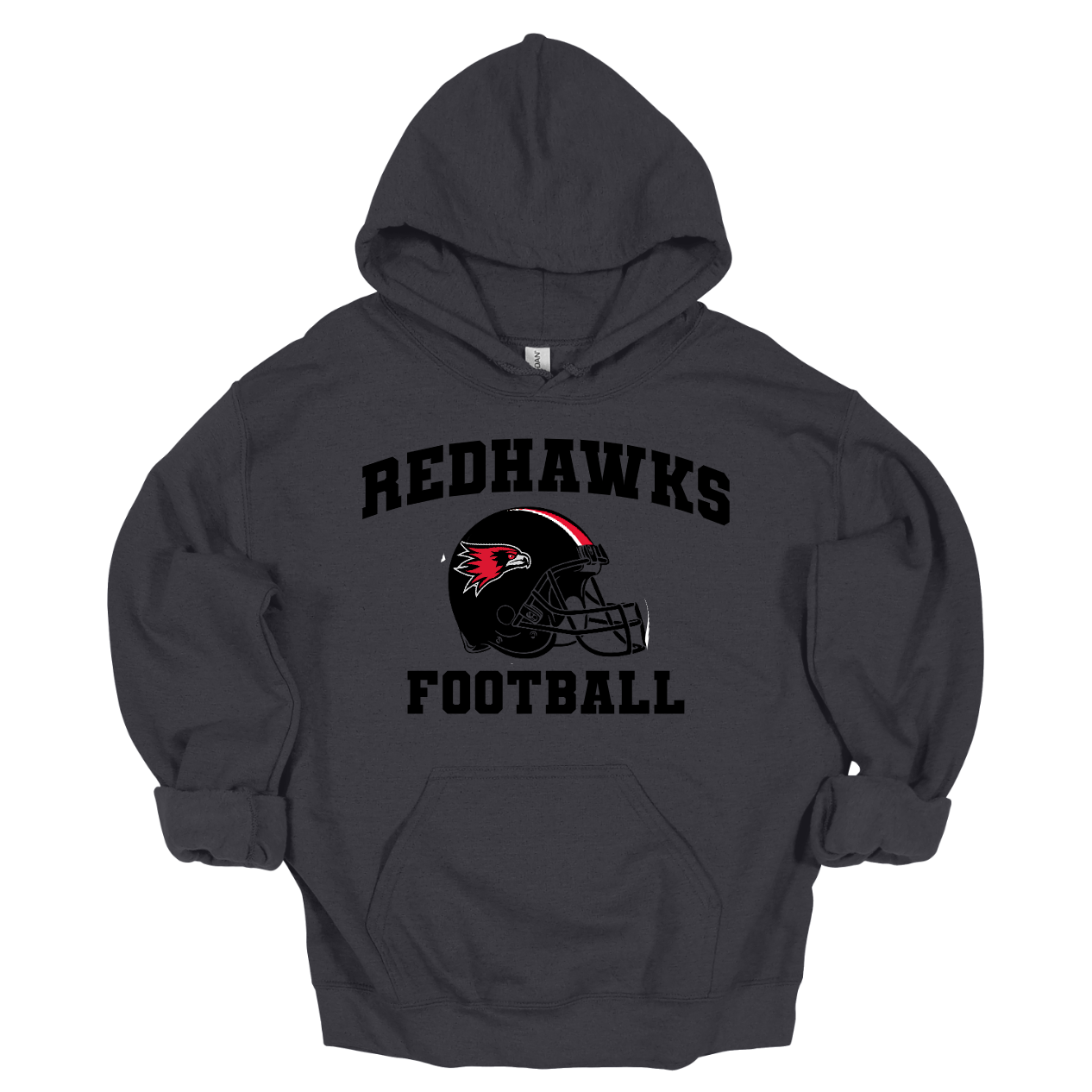 This comfortable and bold SEMO hoodie features a prominent SEMO football helmet with the fierce Redhawk and black bold lettering of RedHawks Football. This hoodie displays winning SEMO pride everywhere you go.
Shop at gorgeousware.com today!