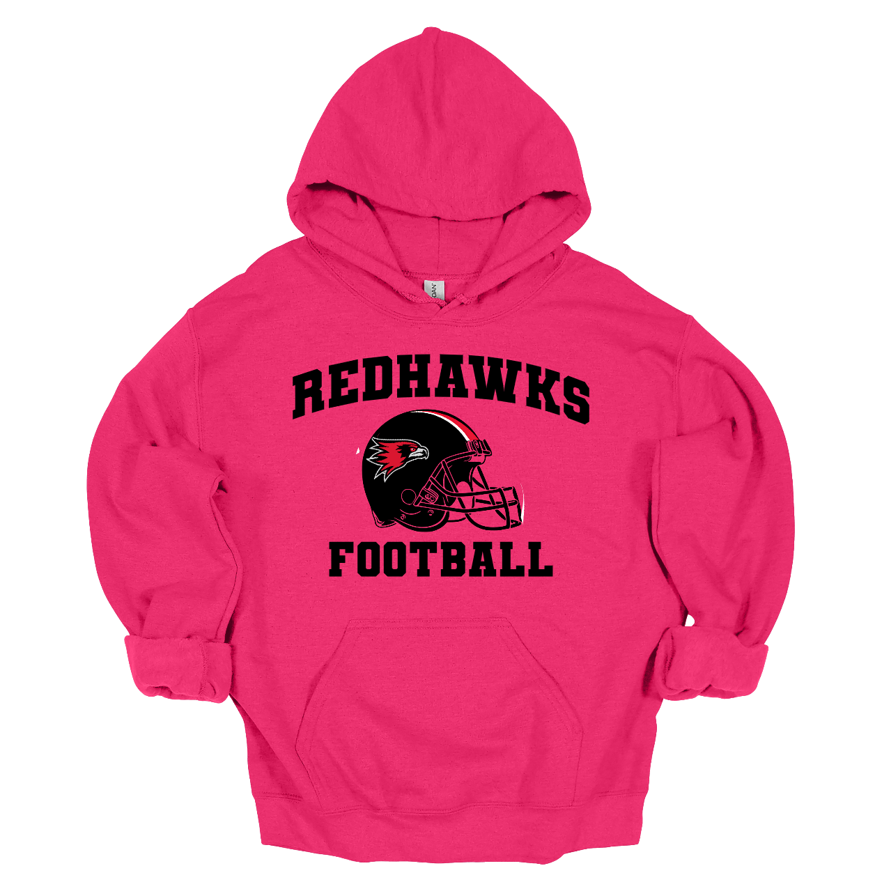 This comfortable and bold SEMO hoodie features a prominent SEMO football helmet with the fierce Redhawk and black bold lettering of RedHawks Football. This hoodie displays winning SEMO pride everywhere you go.
Shop at gorgeousware.com today!