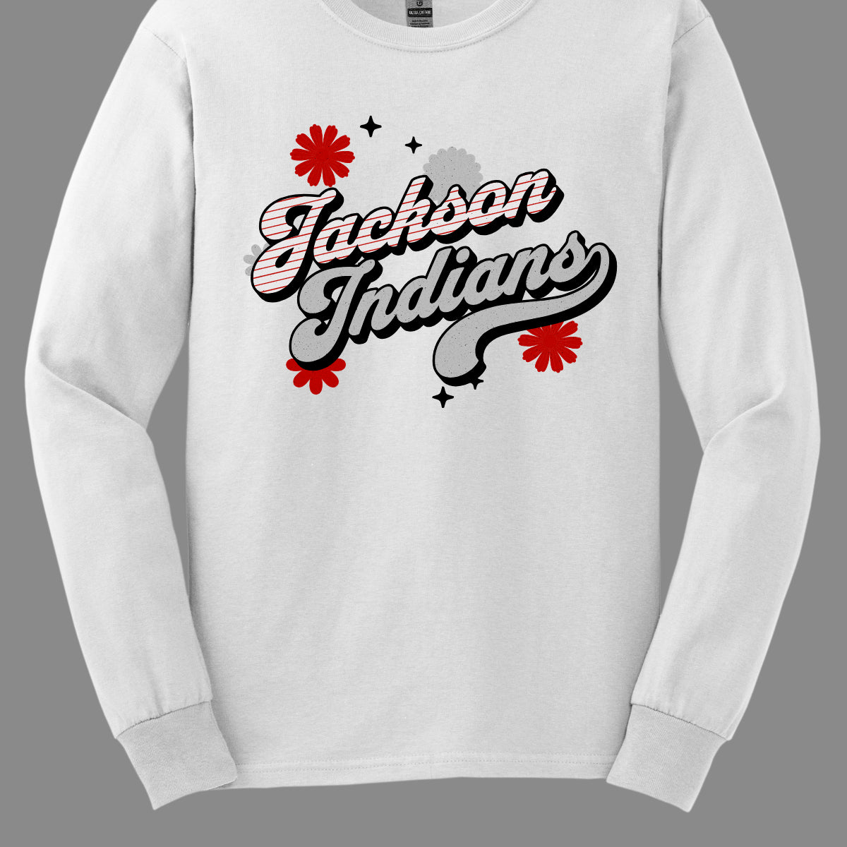 Get ready to express your free spirit with our Jackson Indians Retro T-shirt! Bursting with vibrant colors and a nostalgic design, this tee is a perfect blend of style and comfort. Join the retro revival today. Shop at gorgeousware.com
