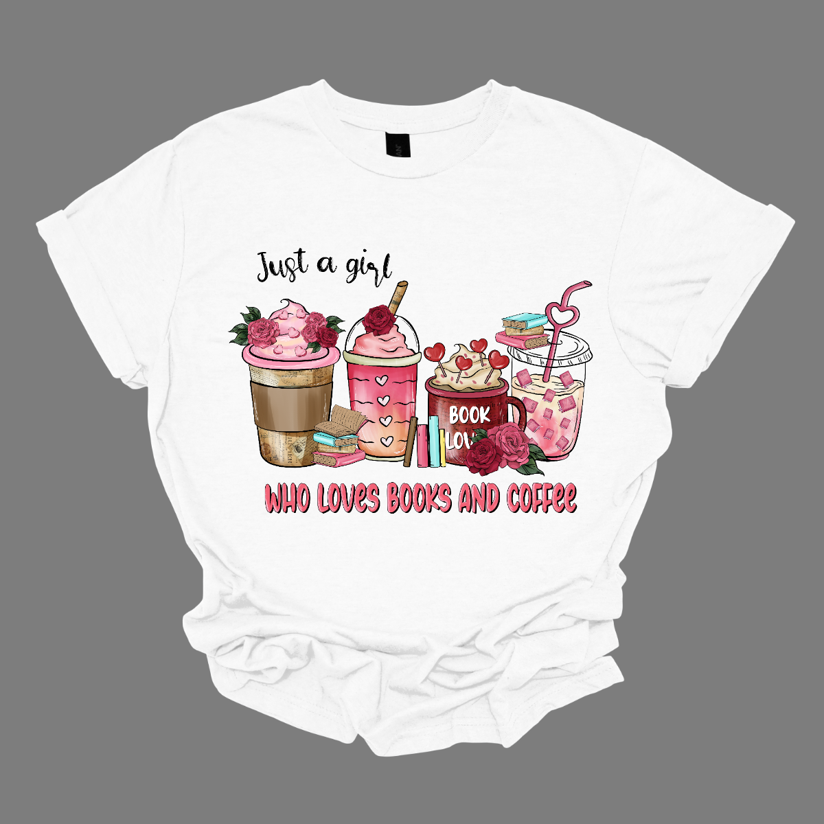 A perfect expression of the delightful combination of literature and the comforting embrace of a cup of coffee. This shirt is a simple yet powerful statement for the girls who find solace, joy, and inspiration in the world of books and the warmth of their favorite brew. The design features an elegant and understated arrangement of the phrase "Just a Girl Who Loves Books and Coffee," emphasizing the wearer's passion for the simple pleasures of reading and sipping on a cup of coffee. Shop at Gorgeousware.com