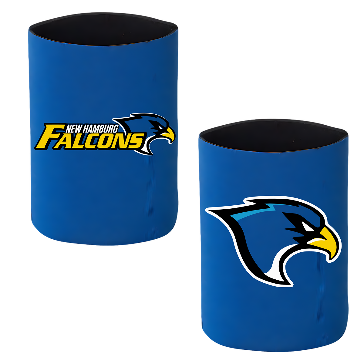 Keep your drink cold and your Falcon pride hot with this custom koozie featuring the New Hamburg Falcons logo. Made from high-quality, insulating material, this koozie is designed to fit most cans and bottles, keeping beverages chilled while reducing condensation. Lightweight and easy to carry, it’s the perfect companion for game days, barbecues, or any casual gathering. Show your support for the Falcons in style while enjoying your favorite drink!