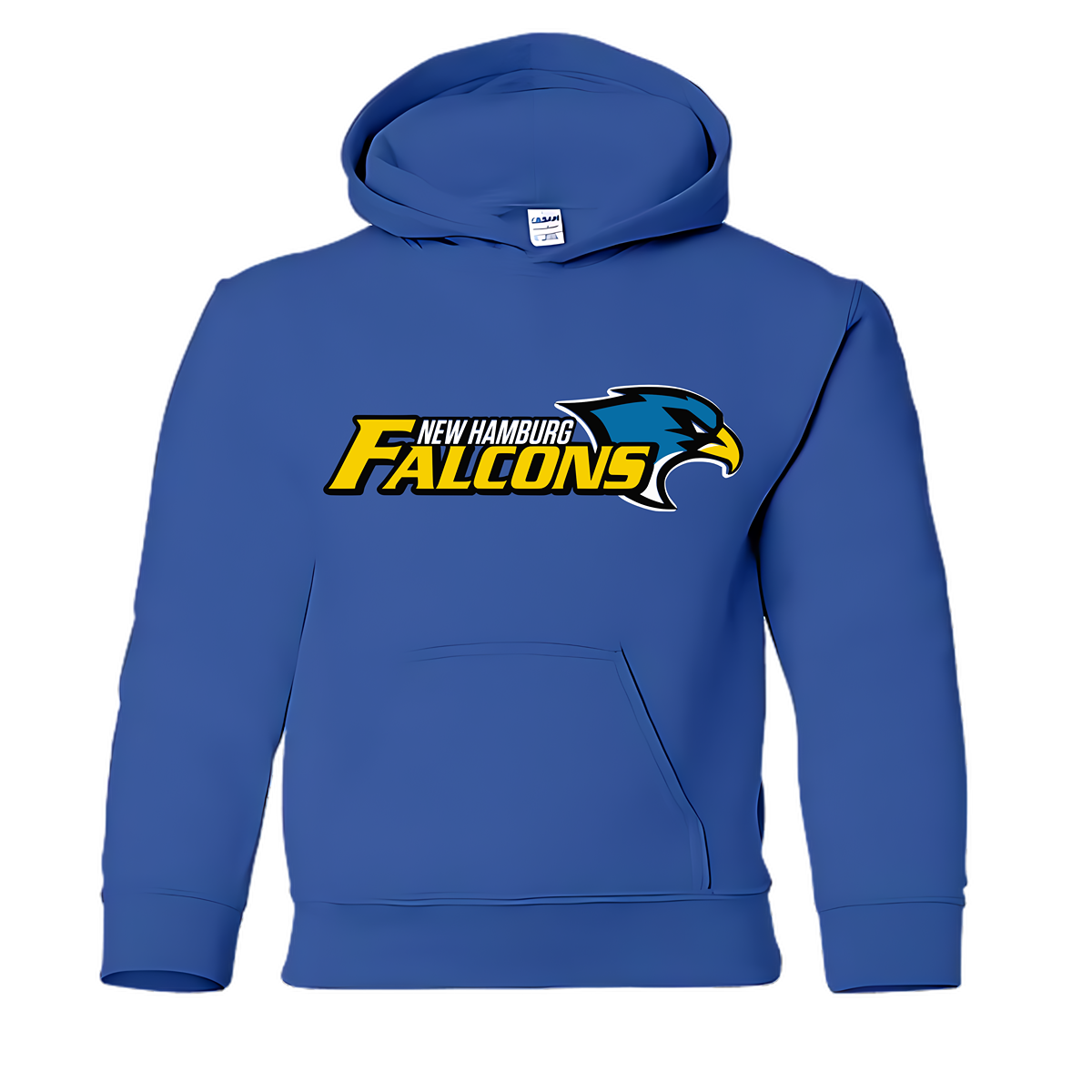 8.0 oz., 50/50 cotton/polyester
Pill-resistant and softer air-jet spun yarn
Double-lined hood
1x1 athletic rib knit cuffs and waistband with spandex
Tearaway label
Double needle stitching at waistband and cuffs
Front pouch pocket
Quarter-turned 
CPSIA Tracking Label Compliant