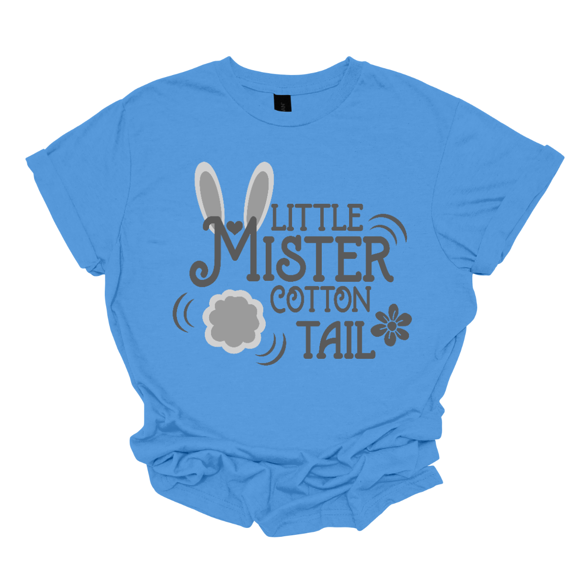 Introducing our adorable 'Little Mr. Cottontail' T-shirt, where the 'M' is adorned with bunny ears and a cotton tail, transforming it into a charming bunny rabbit! Perfect for the little ones who embody the spirit of Easter with their boundless energy and playful nature. Shop now at Gorgeousware.com
