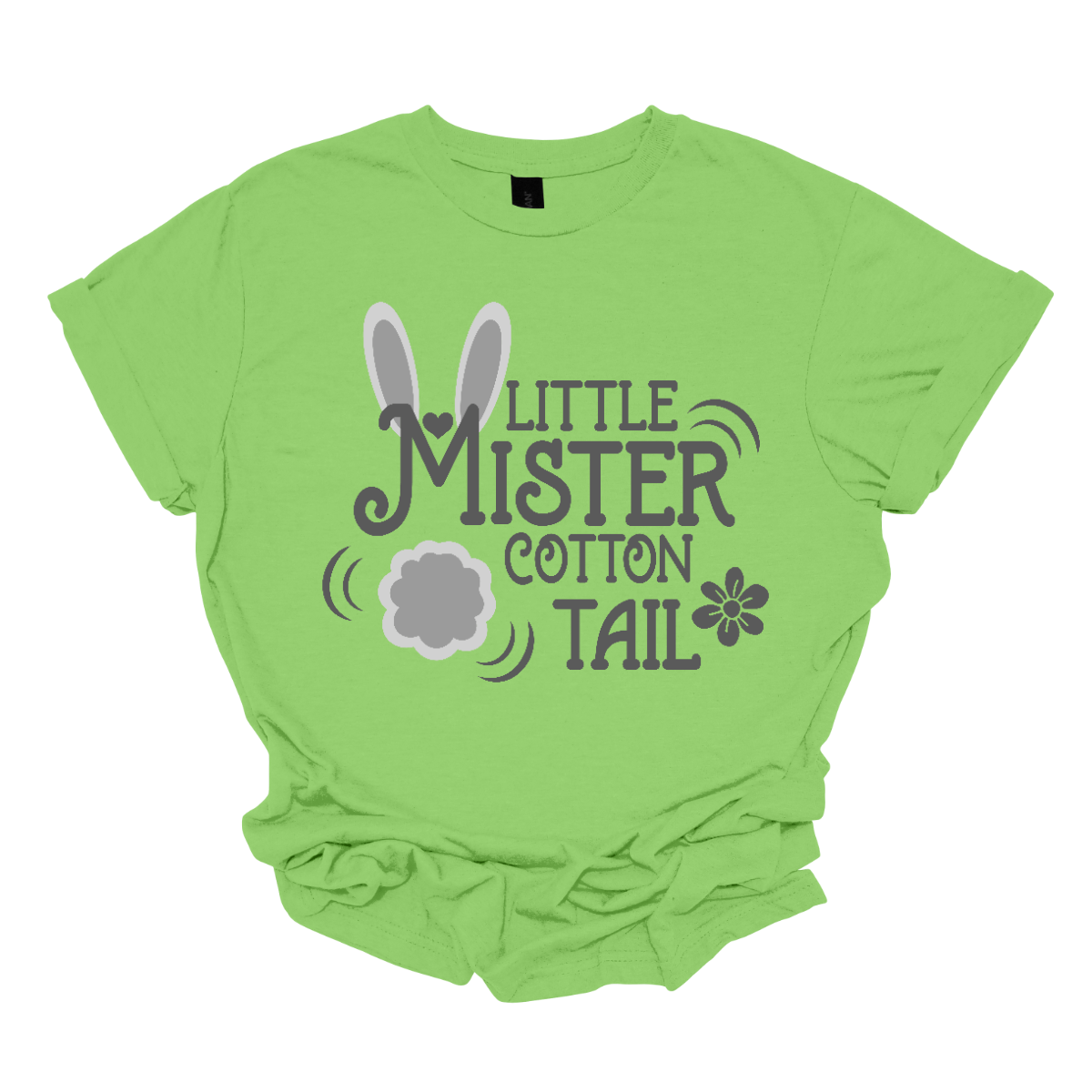 Introducing our adorable 'Little Mr. Cottontail' T-shirt, where the 'M' is adorned with bunny ears and a cotton tail, transforming it into a charming bunny rabbit! Perfect for the little ones who embody the spirit of Easter with their boundless energy and playful nature. Shop now at Gorgeousware.com