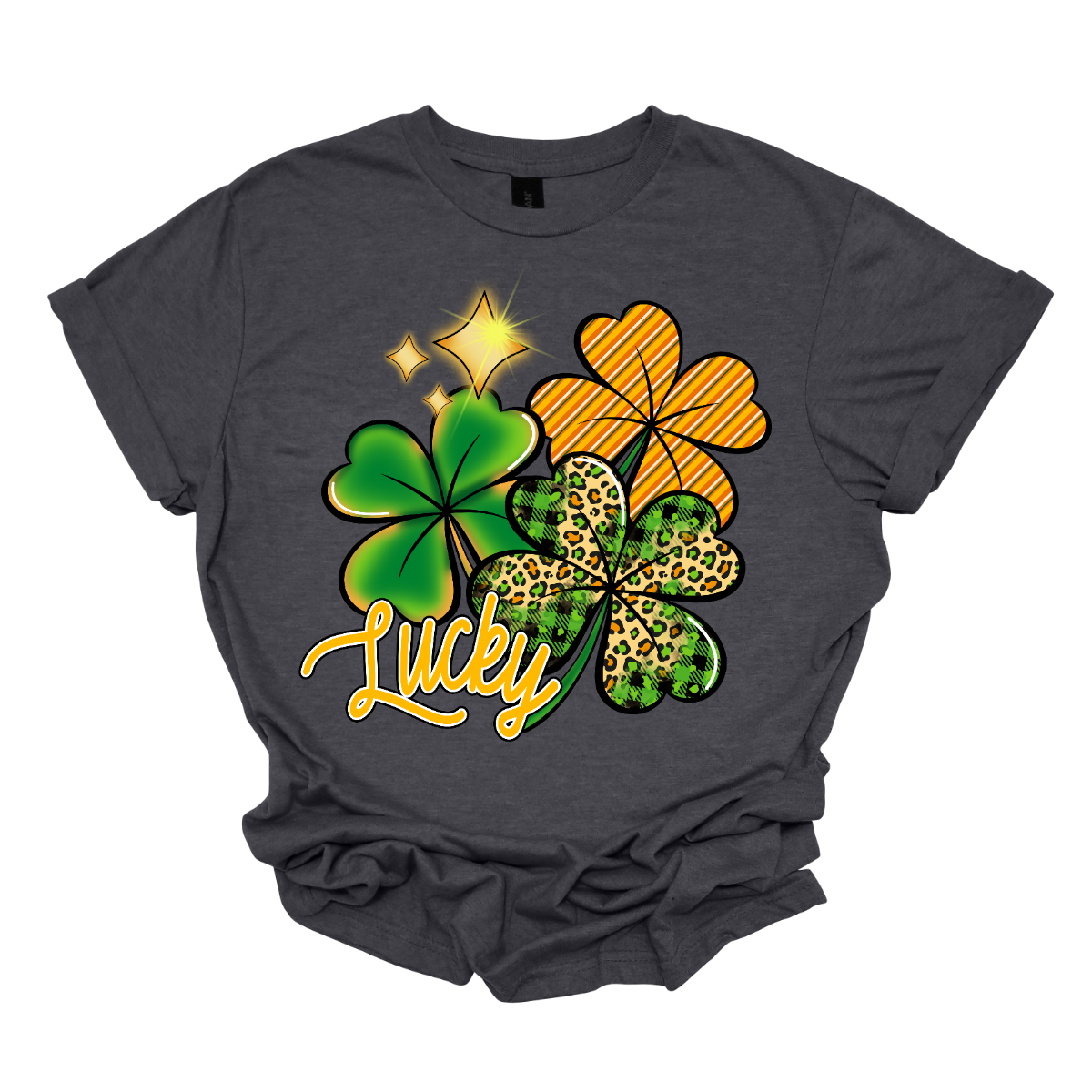 A stylish and festive garment that brings the magic of luck to your wardrobe with a pattern of vibrant shamrocks. This shirt is a perfect choice for those who want to embrace a touch of Irish charm and celebrate the spirit of luck in a trendy and fashionable way. The design features a delightful pattern of shamrocks scattered across the shirt, creating a visually appealing and festive look. Shop at Gorgeousware.com