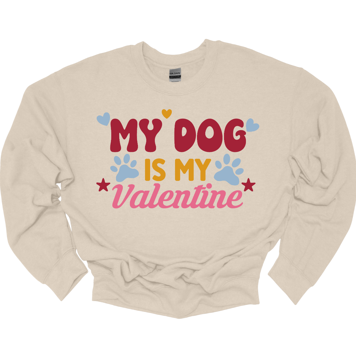 Declare your furry love story with our 'My Dog is My Valentine' T-shirt. This charming tee is a perfect expression of the deep bond between you and your canine companion. The heartfelt message takes center stage, surrounded by paw prints, capturing the unconditional love and loyalty that only a dog can offer. Shop at Gorgeousware.com today!