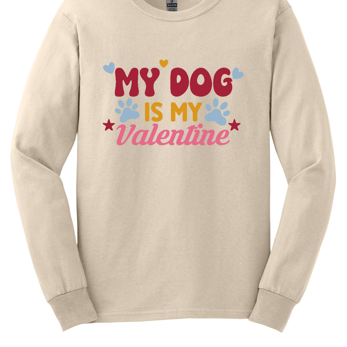 Declare your furry love story with our 'My Dog is My Valentine' T-shirt. This charming tee is a perfect expression of the deep bond between you and your canine companion. The heartfelt message takes center stage, surrounded by paw prints, capturing the unconditional love and loyalty that only a dog can offer. Shop at Gorgeousware.com today!