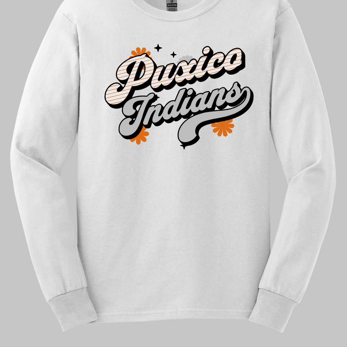 Puxico Indians Free Spirit - Colorful Retro
