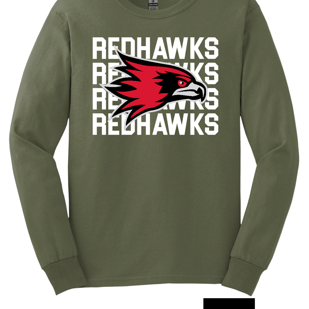 Show your Redhawk pride in bold style with this SEMO apparel design, available in both short and long sleeve options. The backdrop features a powerful repeat of “Redhawks” in bold white lettering, creating a striking graphic foundation. Centered over the design is the fearless and iconic SEMO Redhawk mascot, standing out as the ultimate symbol of strength, spirit, and tradition. 
Shop at Gorgeousware.com today!