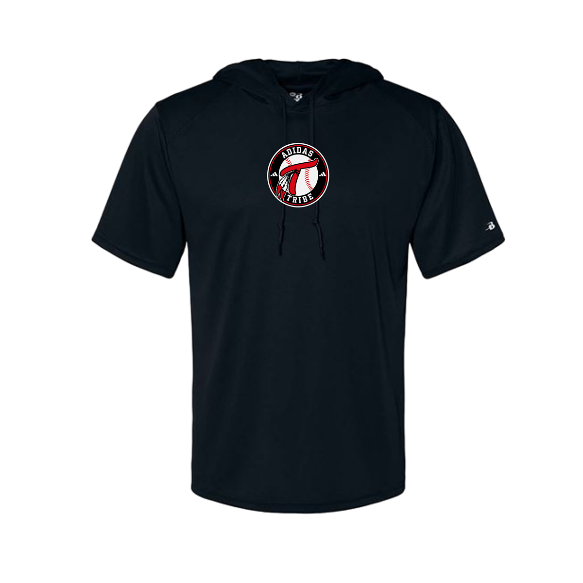 Stay cool, comfortable, and ready for game day in the Tribe Dri-Fit Short Sleeve Hooded T-Shirt, featuring the Tribe logo. This lightweight performance shirt combines the comfort of a short sleeve tee with the athletic look of a hoodie, making it a great choice both on and off the field.
The moisture-wicking Dri-Fit fabric helps keep you cool and dry during practices, workouts, warm-ups, and long days at the ballpark.