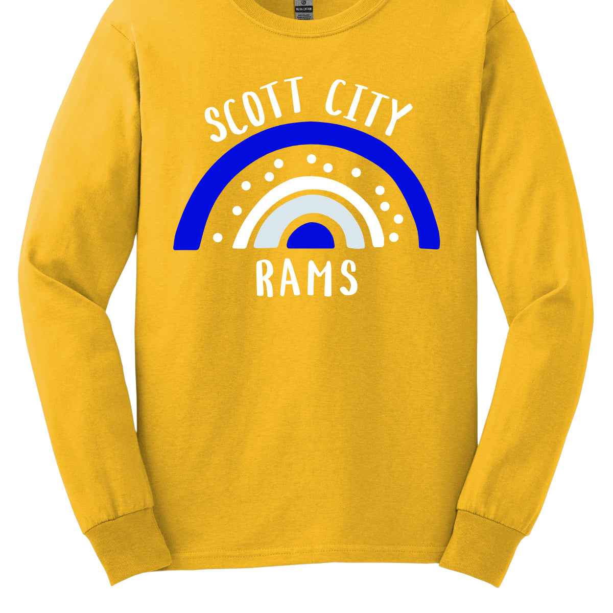 Scott City Rams Polka Dot Rainbow