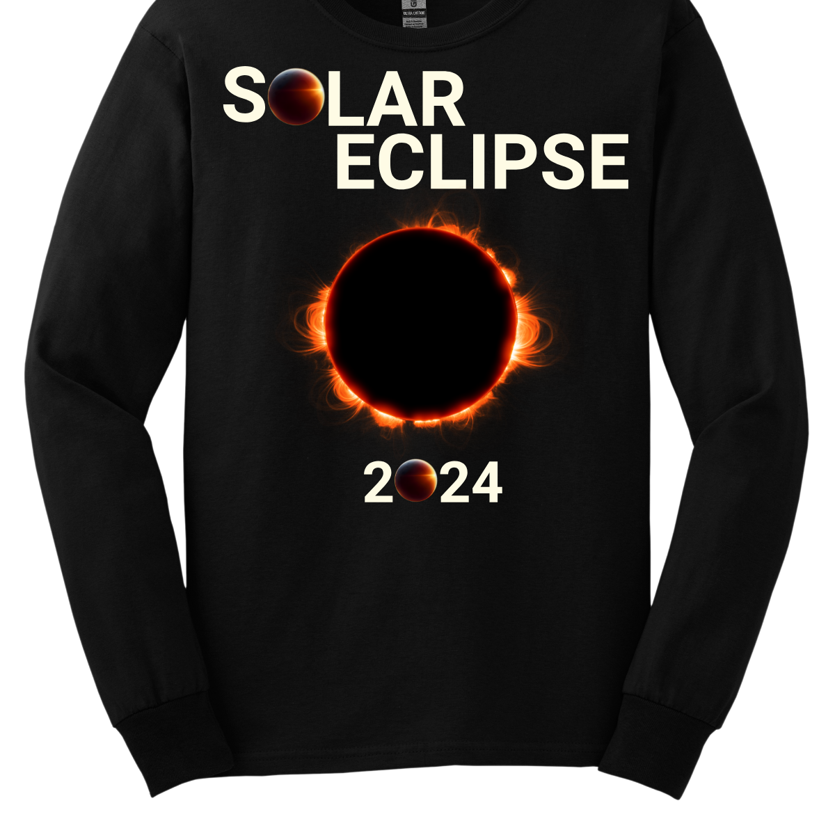 Step into the cosmic spotlight with our mesmerizing Solar Eclipse t-shirt featuring a captivating twist! Picture this: the moon gracefully eclipsing the sun, casting a mysterious shadow across the sky.  Within the darkened embrace of the moon, a subtle yet striking tribute to the momentous solar eclipse of 2024. Shop at Gorgeousware.com today!