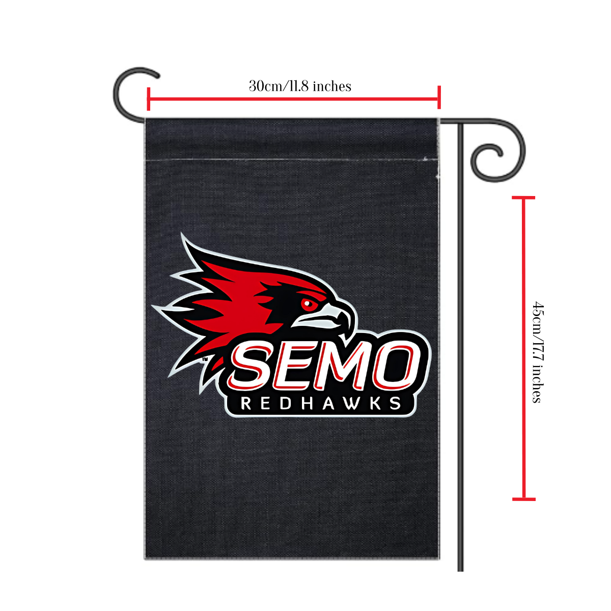 SEMO Redhawks Garden Flag
