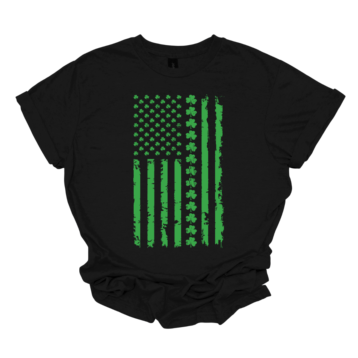 Introducing our "Patriotic Shamrock Stripes" T-shirt – a unique and spirited garment that seamlessly blends the pride of the American flag with the charm of shamrocks. This incorporation of shamrocks adds a touch of festive and symbolic flair, making it an ideal choice for those who want to showcase their American pride while embracing the joy of St. Patrick's Day. Shop at Gorgeousware.com