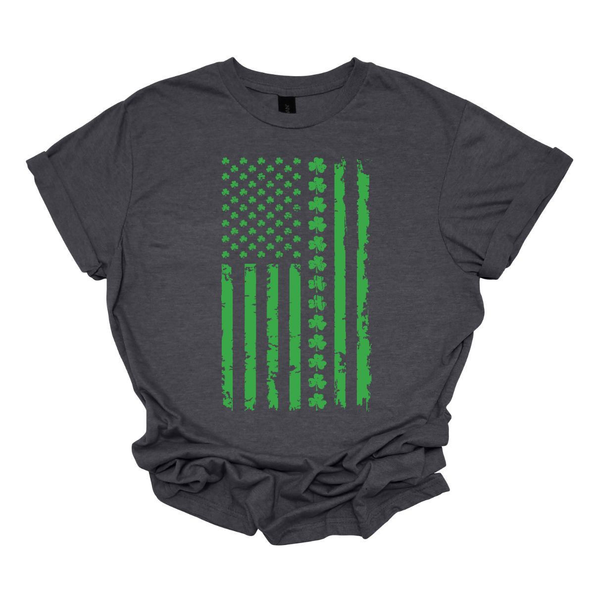 Introducing our "Patriotic Shamrock Stripes" T-shirt – a unique and spirited garment that seamlessly blends the pride of the American flag with the charm of shamrocks. This incorporation of shamrocks adds a touch of festive and symbolic flair, making it an ideal choice for those who want to showcase their American pride while embracing the joy of St. Patrick's Day. Shop at Gorgeousware.com