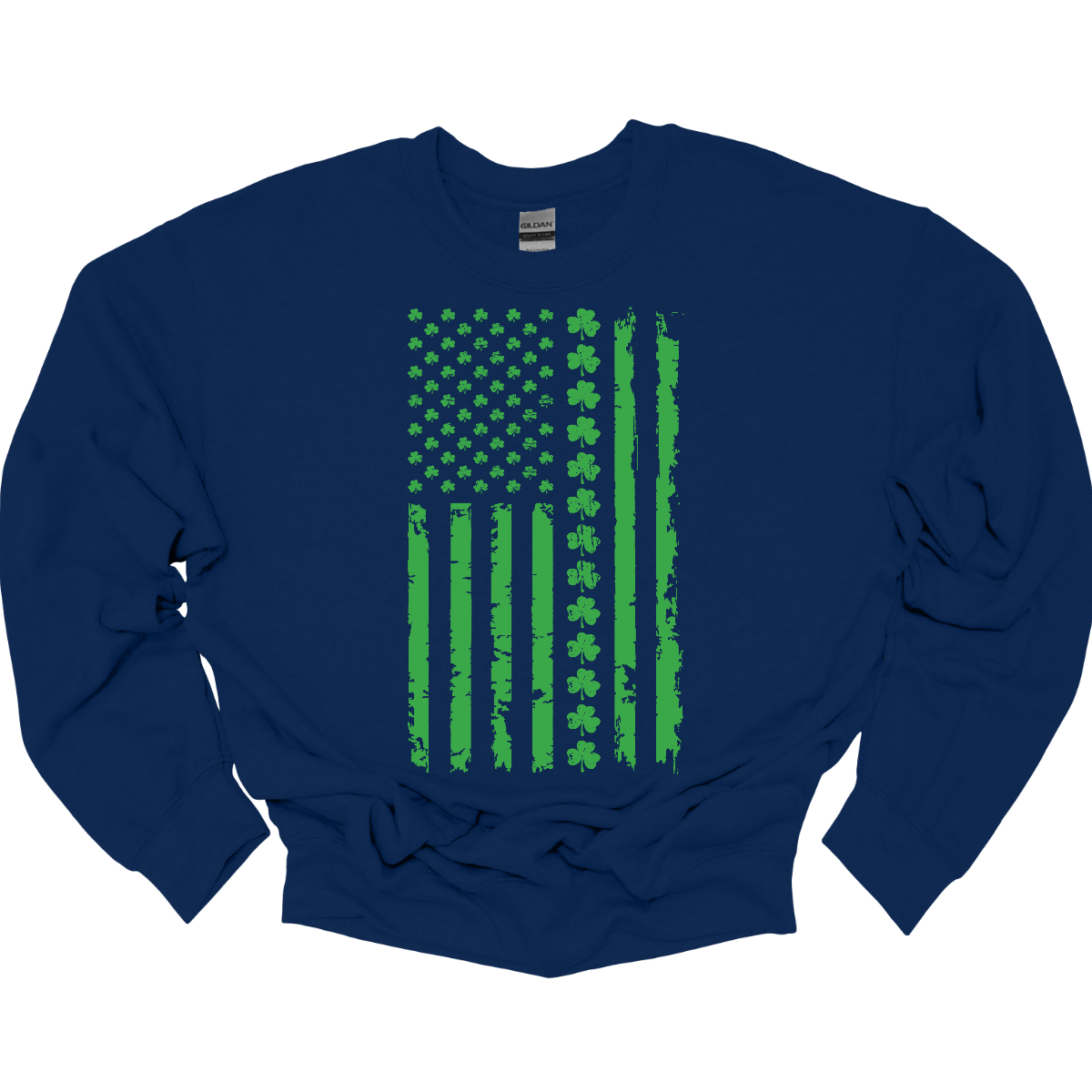 Introducing our "Patriotic Shamrock Stripes" T-shirt – a unique and spirited garment that seamlessly blends the pride of the American flag with the charm of shamrocks. This incorporation of shamrocks adds a touch of festive and symbolic flair, making it an ideal choice for those who want to showcase their American pride while embracing the joy of St. Patrick's Day. Shop at Gorgeousware.com