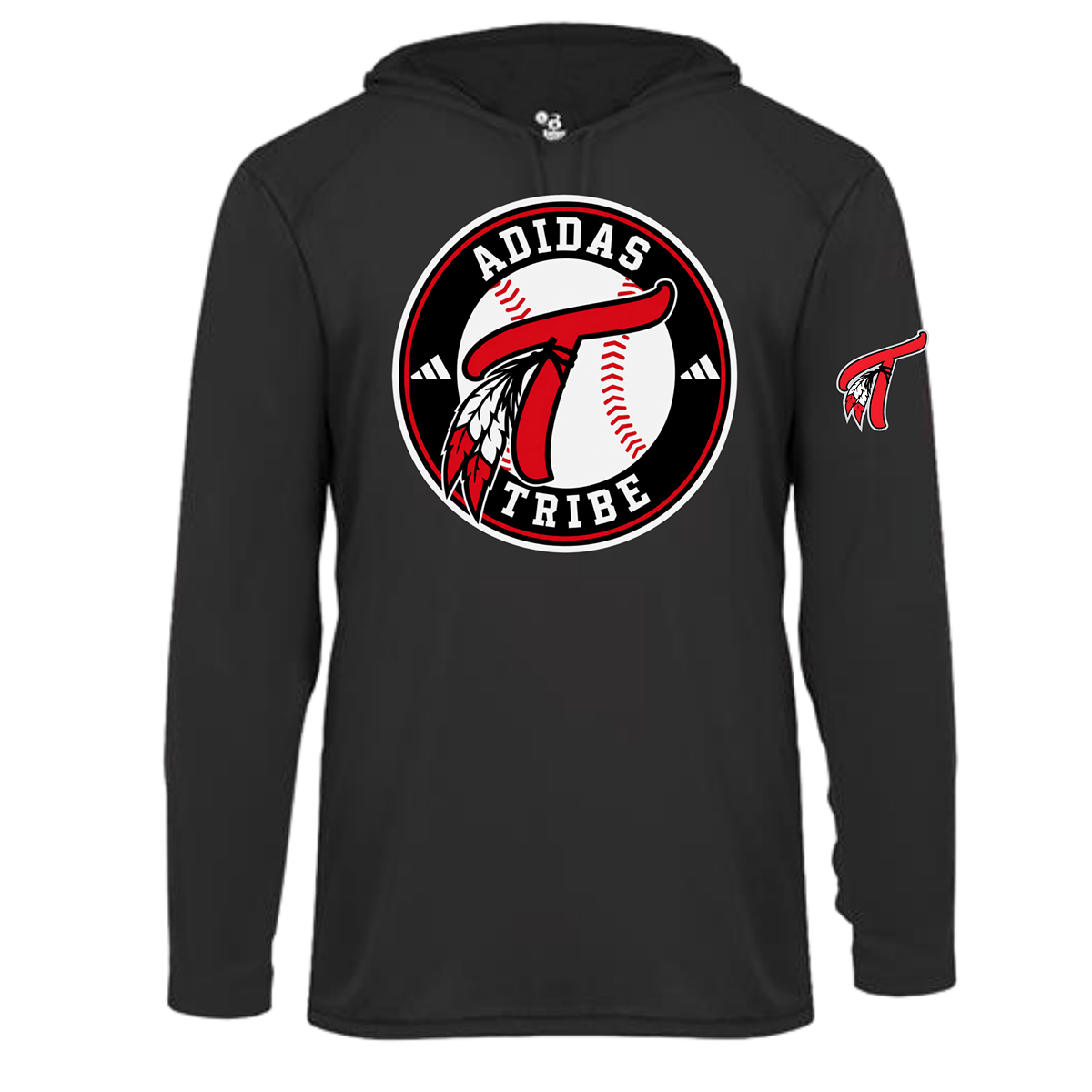 Badger Sport B-Core LS Hood Tee