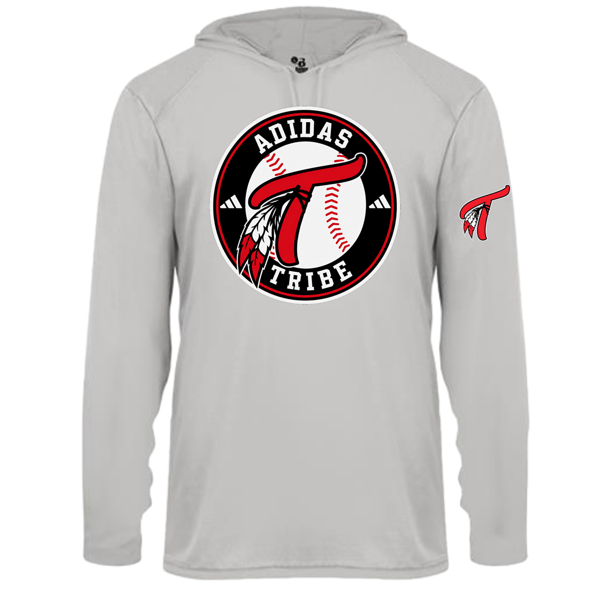 Badger Sport B-Core LS Hood Tee