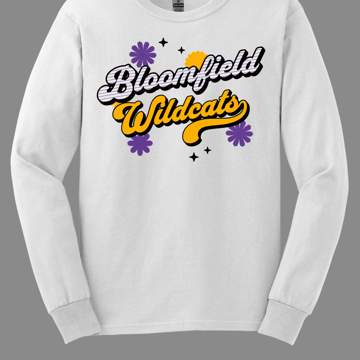 Bloomfield Wildcats Free Spirit - Colorful Retro