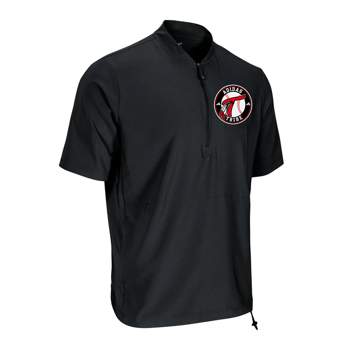 Gear up for the field in the Tribe Cage Jacket, featuring the Tribe logo for a sharp, athletic look. Designed for players, coaches, and fans, this versatile jacket is perfect for batting practice, warm-ups, cool game days, or everyday wear.

The lightweight athletic design provides comfortable coverage without feeling bulky, making it easy to layer over a T-shirt or performance shirt. Whether you're in the cage, in the dugout, or cheering from the stands.