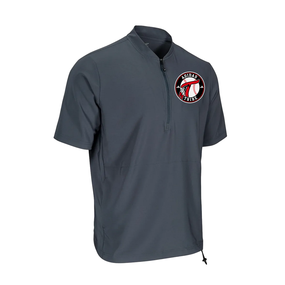 Gear up for the field in the Tribe Cage Jacket, featuring the Tribe logo for a sharp, athletic look. Designed for players, coaches, and fans, this versatile jacket is perfect for batting practice, warm-ups, cool game days, or everyday wear.

The lightweight athletic design provides comfortable coverage without feeling bulky, making it easy to layer over a T-shirt or performance shirt. Whether you're in the cage, in the dugout, or cheering from the stands.