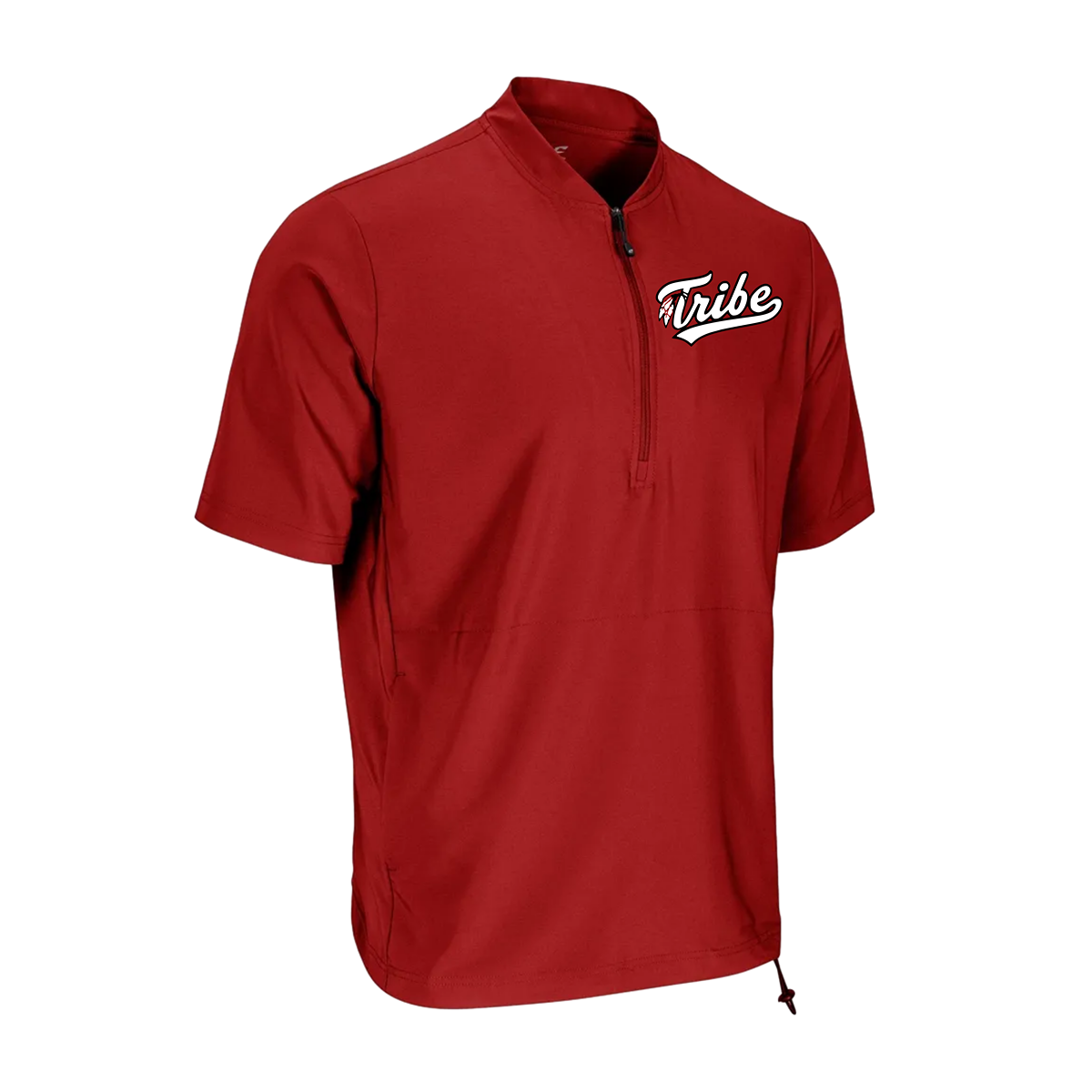 Gear up for the field in the Tribe Cage Jacket, featuring the Tribe logo for a sharp, athletic look. Designed for players, coaches, and fans, this versatile jacket is perfect for batting practice, warm-ups, cool game days, or everyday wear.

The lightweight athletic design provides comfortable coverage without feeling bulky, making it easy to layer over a T-shirt or performance shirt. Whether you're in the cage, in the dugout, or cheering from the stands