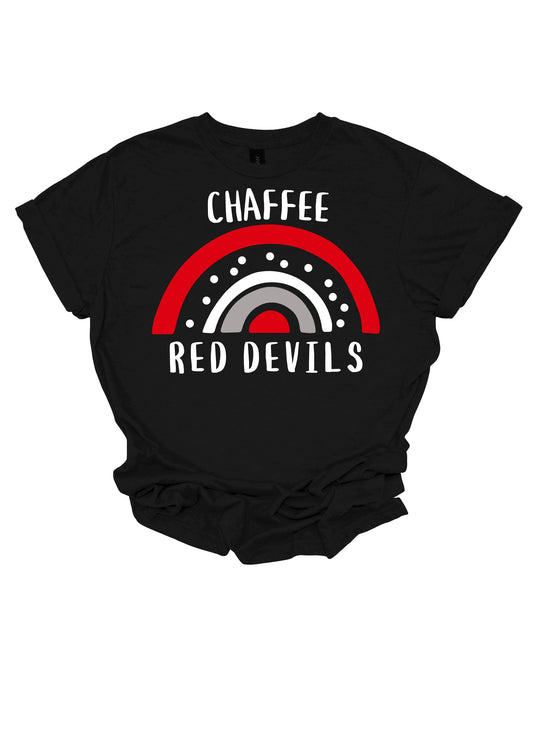 Chaffee Red Devils Pola Dot Rainbow