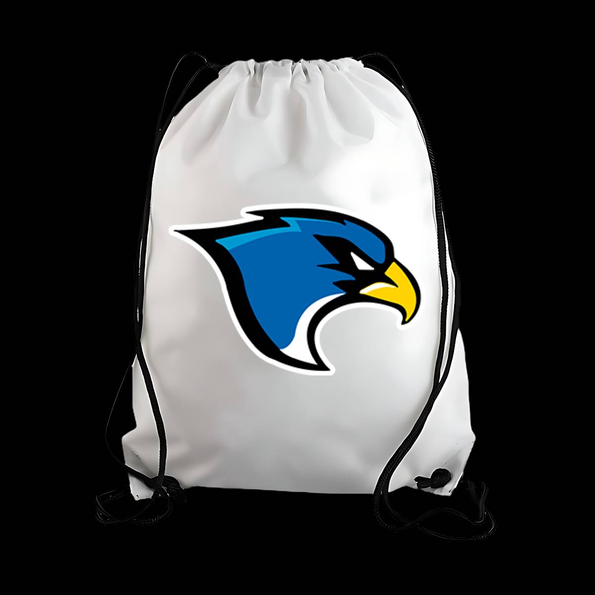 Carry your essentials with ease and show off your Falcon pride with this durable cinch bag featuring the New Hamburg Falcons logo. Made from lightweight yet sturdy material, this bag is perfect for on-the-go lifestyles—whether you're heading to practice, the gym, or a day out. The drawstring closure provides secure storage and quick access, while the compact design makes it easy to pack and carry. Functional and stylish, it's the ideal accessory for any Falcons fan!