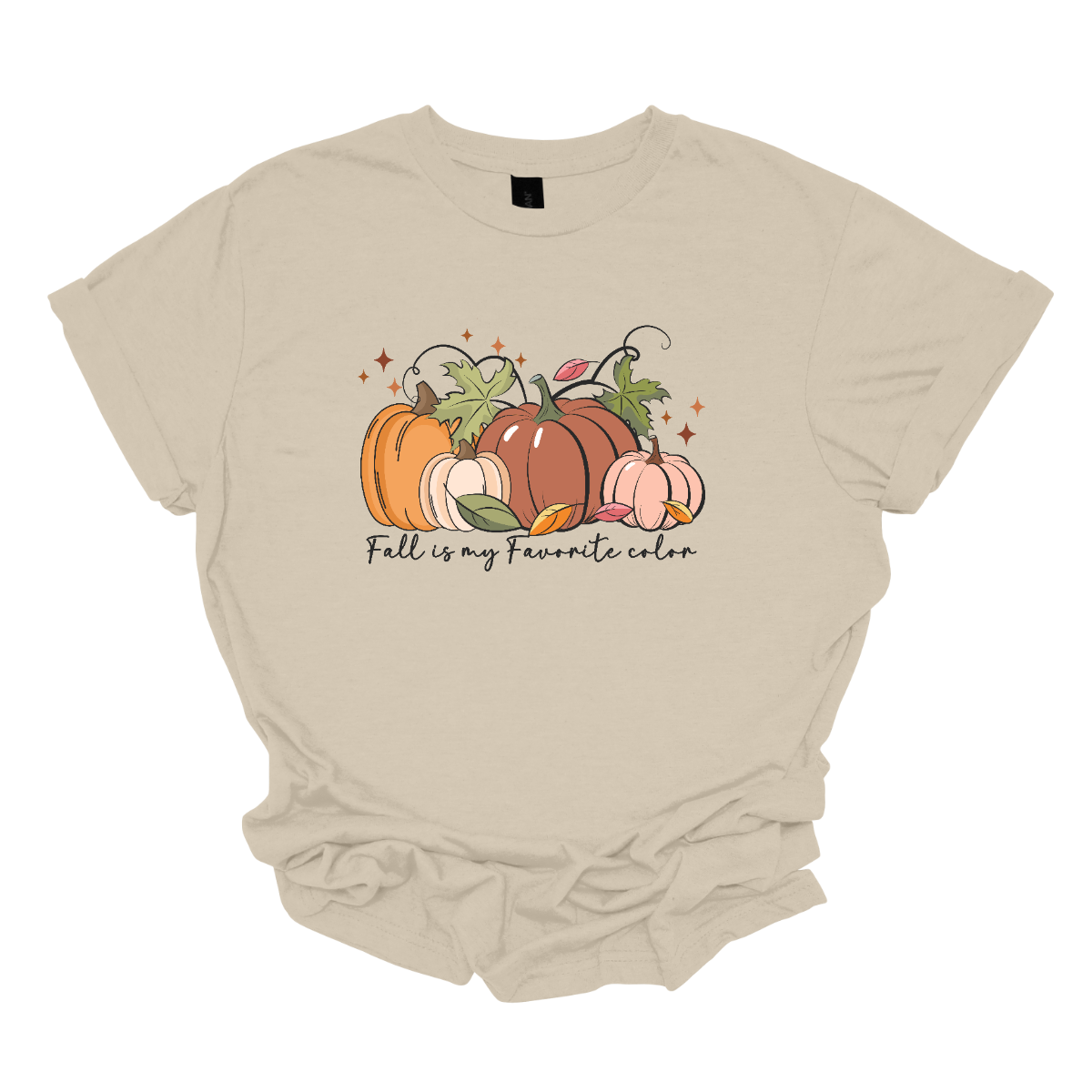 Elevate your autumn style with our "Fall Is My Favorite Color" T-shirt, adorned with an array of soft orange pumpkins! Crafted from soft, premium fabric, this tee offers both comfort and style for the crisp days of fall. Embrace the beauty of the season with this charming design, perfect for pumpkin patch visits, cozy bonfires, or simply enjoying a pumpkin spice latte. Available in a range of sizes, it's a must-have addition to any fall wardrobe. Shop at Gorgeousware.com